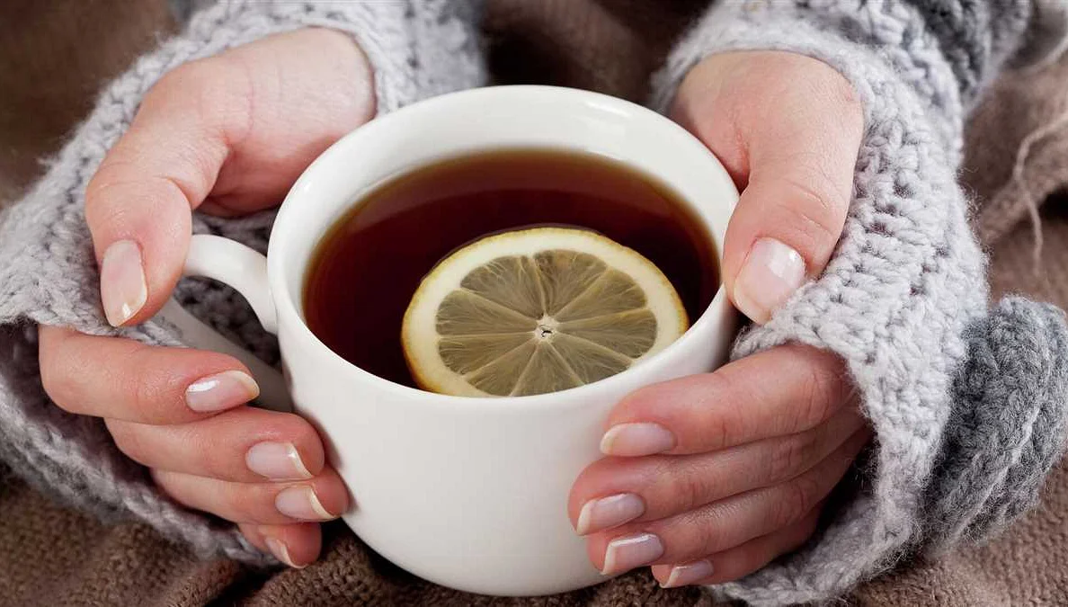 1. Чай с имбирем и лимоном